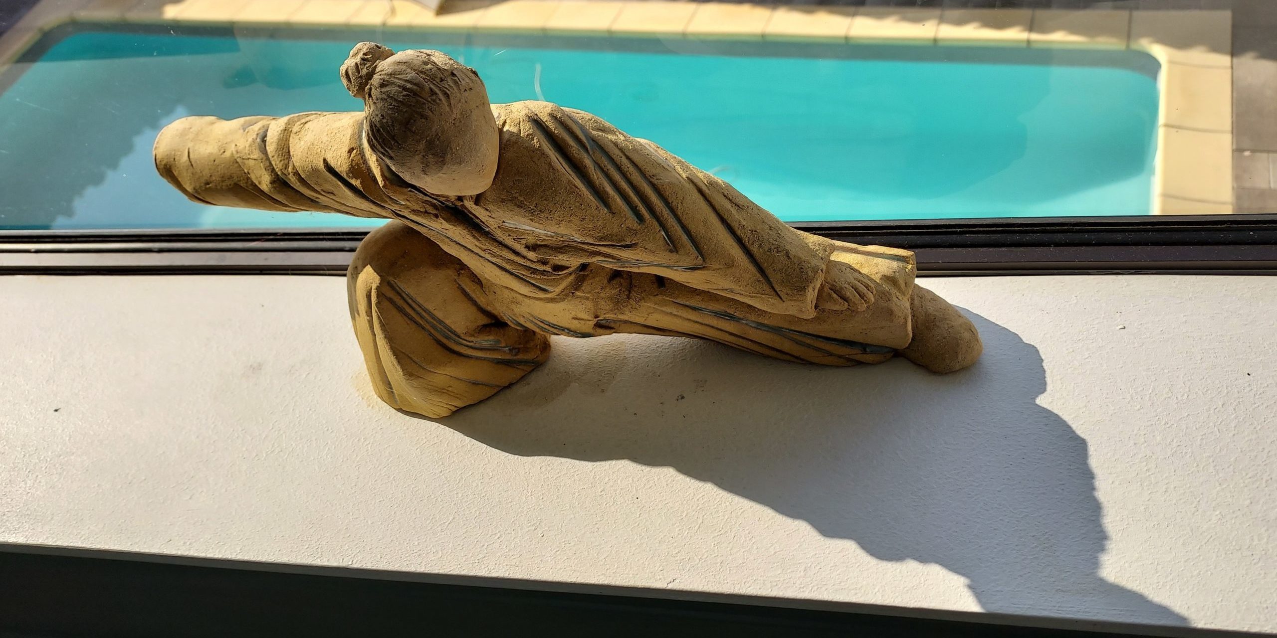 couloir - vue pisicine