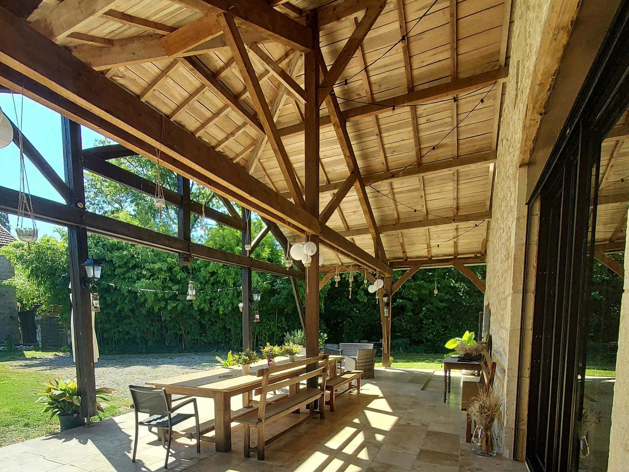 Terrasse couverte